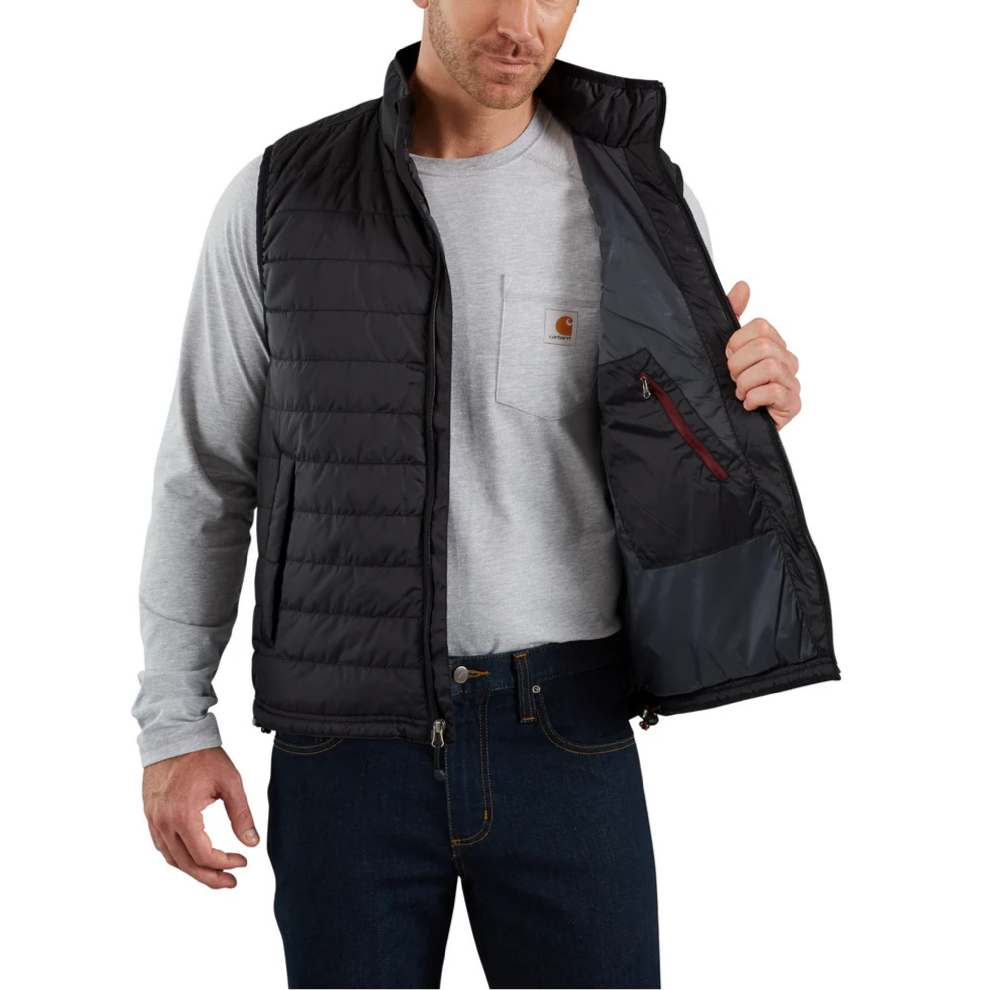 Carhartt Rain Defender Gilliam Black Vest from GME Supply